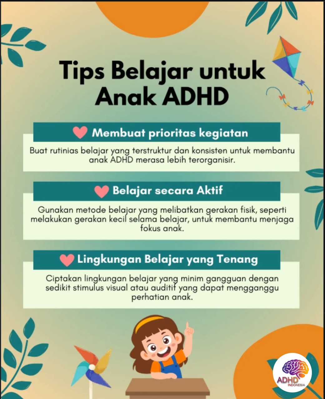 Strategi Belajar yang Cocok untuk Anak ADHD di Kabupaten Malaka